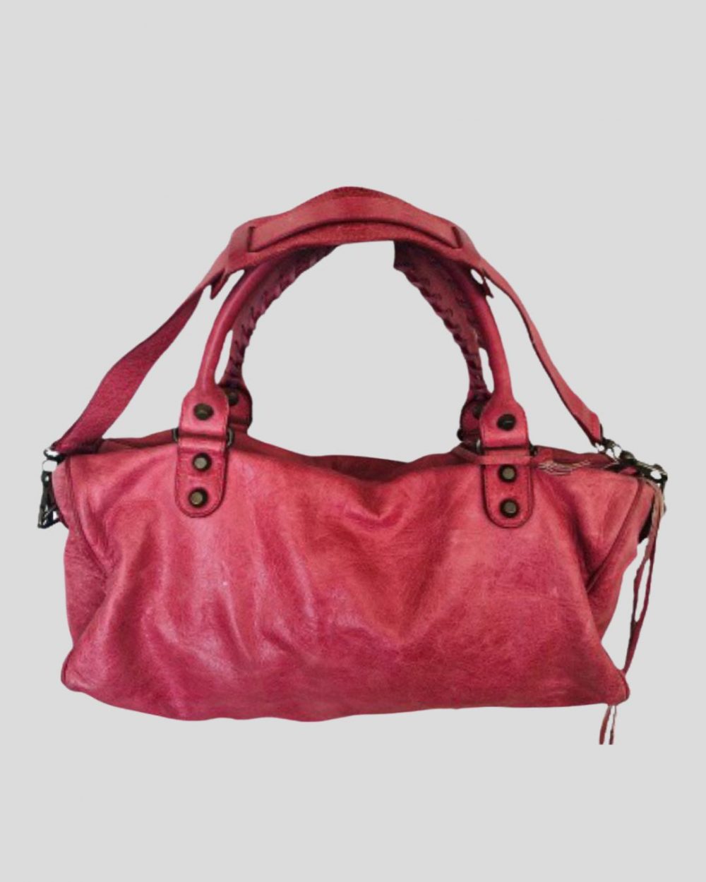 PINK-LEATHER-MOTORCYCLE-BAG- ONROTATE