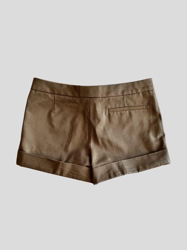 brown-structured-cotton-shorts-back