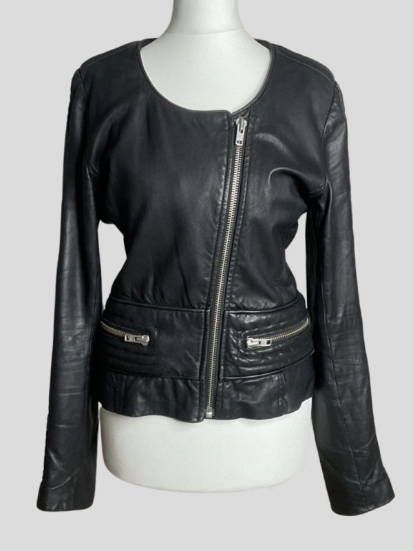 mena-black-leather-biker-jacket-front
