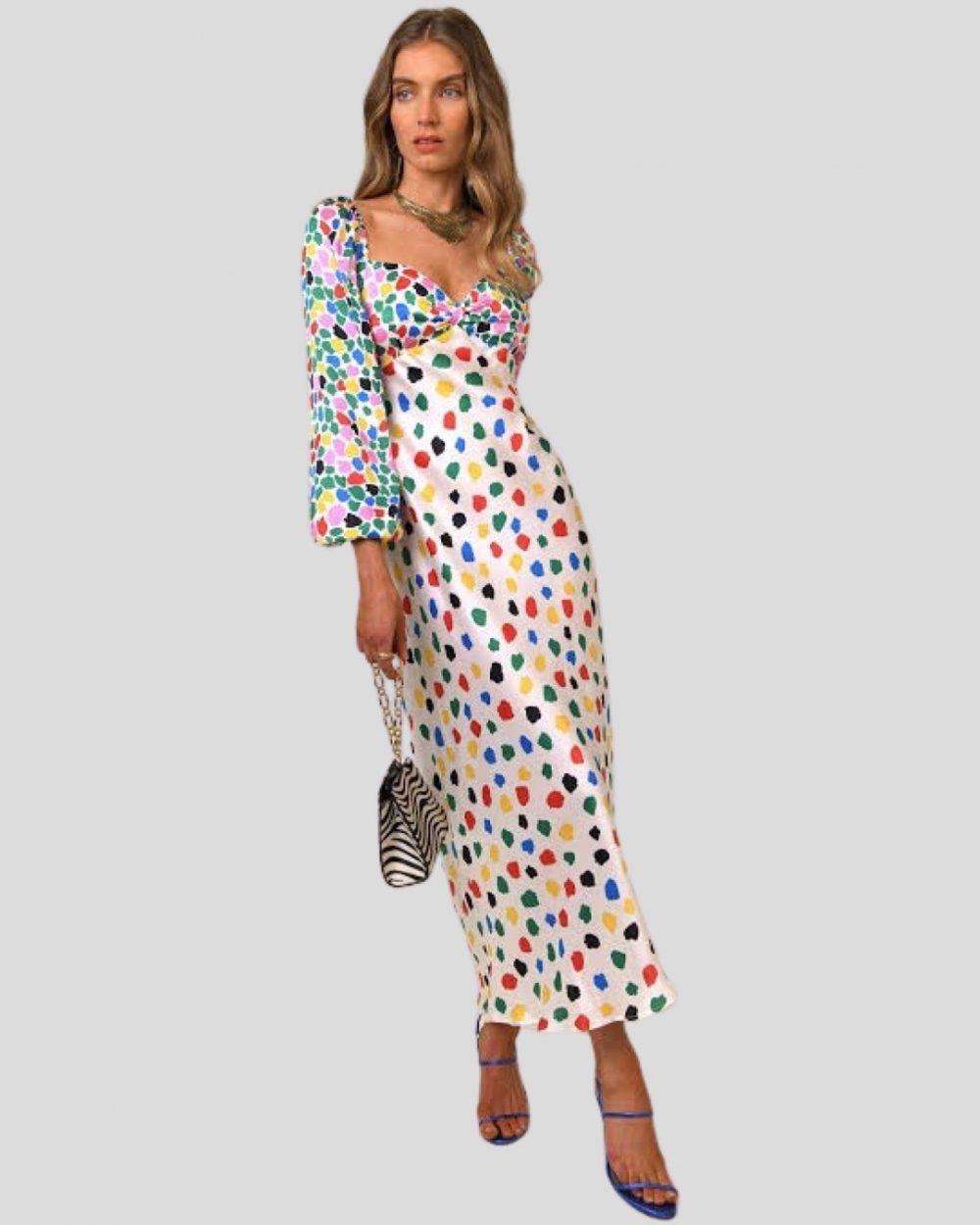 The Gio Dress Rixo Onrotate Designer clothing rental