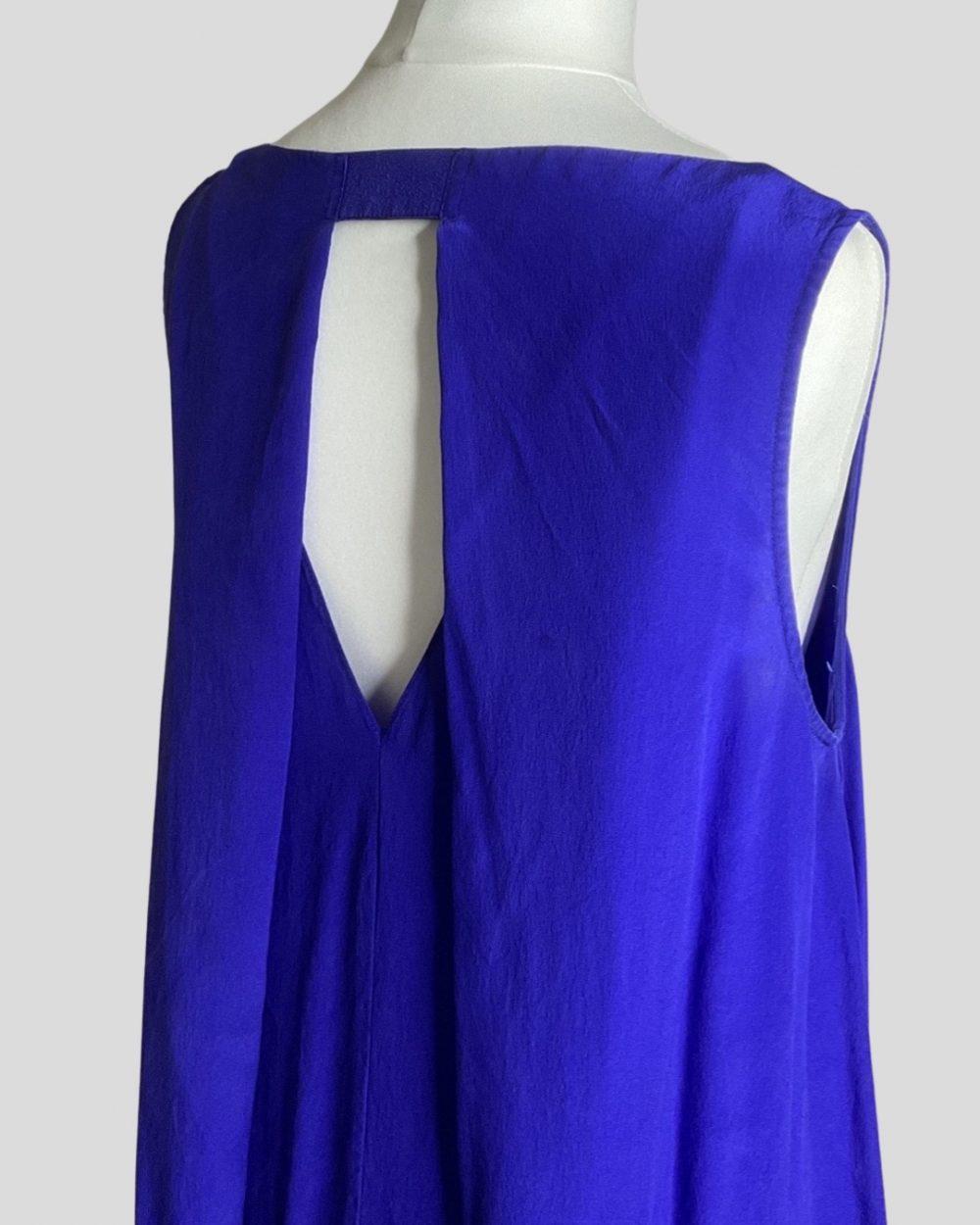 blue-silk-asymmetrical-trapeze-dress-onrotate