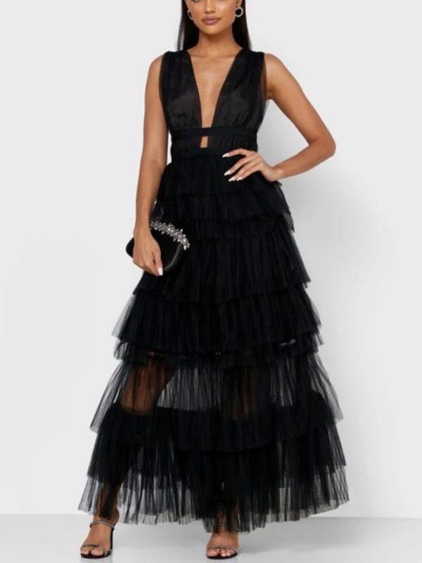 plunge-front-tulle-maxi-dress-onrotate