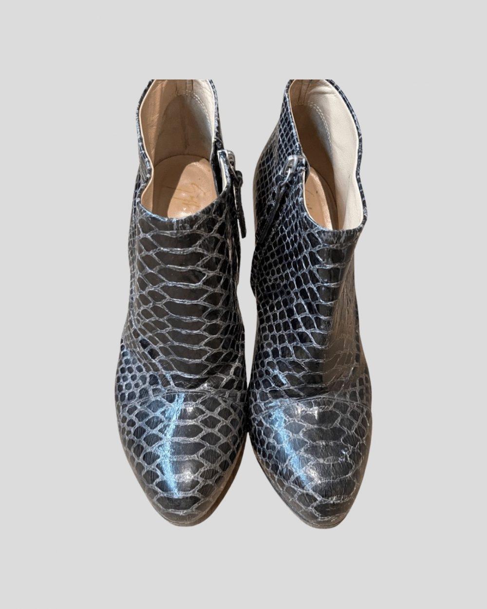 black-snakeskin-heeled-ankle-boot-onrotate