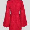Back of Rat & Boa's red Isabella dress.